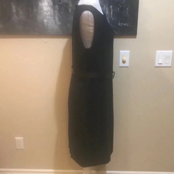 Axcess by Liz Claiborne Career West Black Dress w/Side Pockets fully lined-12 - Picture 4 of 9